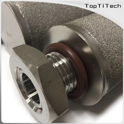 Bar Silinder Penapis Titanium Berliang Tersinter