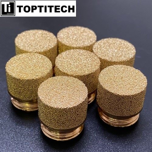 35 Micron Sintered Copper Engine Exhaust Filter Silencer high quality