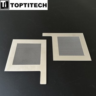 Plat Mesh Bulat Berlubang Titanium 1mm Untuk Elektrod
